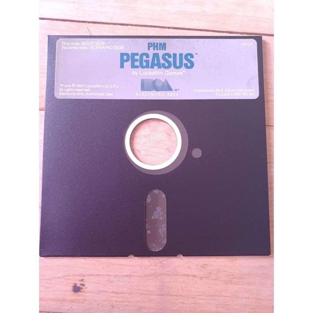 VTG Pegasus Missile Simulation Commodore 64 & 128. Computer game w/manual. *READ